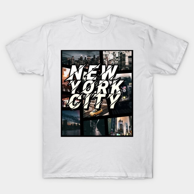 New York City GTA Design T-Shirt by PGP